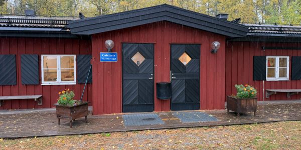 värmestugan har städats invändigt